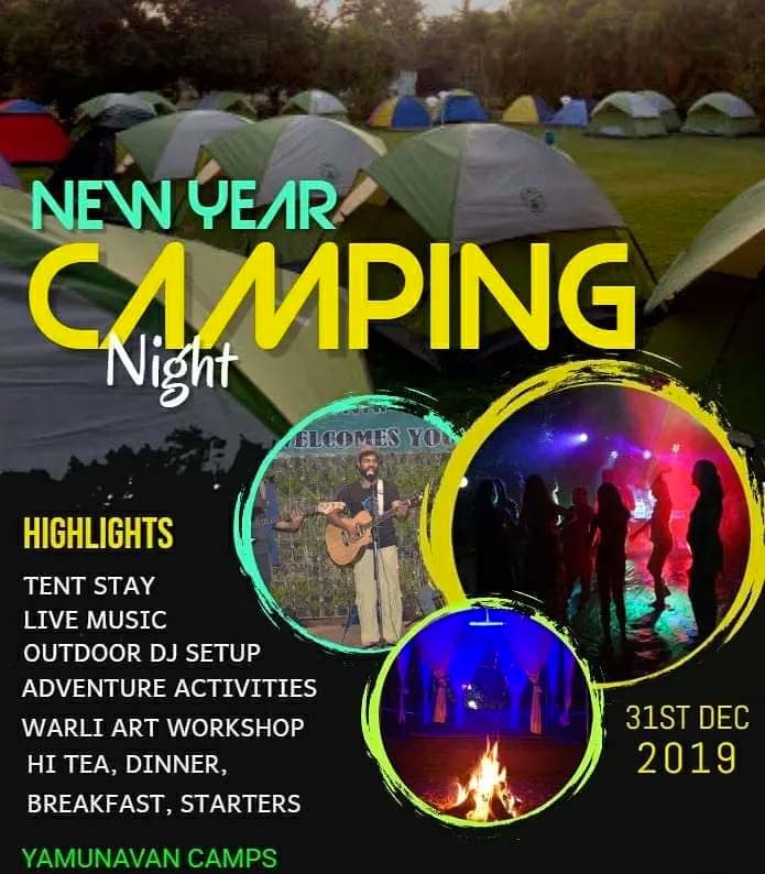 imtyaj92's tweet photo. Celebrate #Welcome2020WithGoeventz NEW YEAR CAMPING BASH   YAMUNAVAN CAMPS at #YamunavanCamps #DahanuRoad tickets: https://t.co/odlkm8KoQH https://t.co/KsXpf3gLUJ
