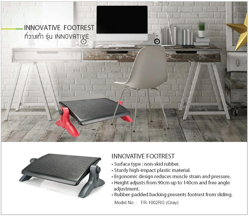Sellingmystyle's tweet photo. แนะนำสำหรับคนที่มีปัญหาการนั่งนาน ๆ 
ที่พักเท้า Innovative (FR1002RG)
- ลดอาการตึงของกล้ามเนื้อขา
- เสริมการไหลเวียนของระบบโลหิตได้ดี
สินค้าวัสดุดี แถมราคาถูก!!!!! 
https://t.co/Hv9fnV5yA9
#ไม่มีอะไรแค่ใช้ดี#มนุษย์ออฟฟิศรักสุขภาพ https://t.co/5jTjwonR1A