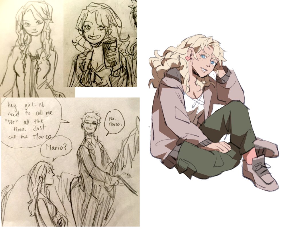 the 2nd one was actually briefly in drrp (hence the dr style sprite) and the 3rd one was actually the first time i made a trans oc