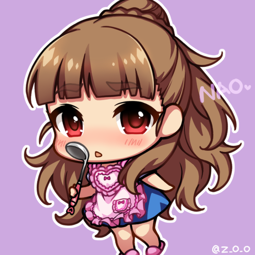 新妻奈緒ちゃんかわいい 神谷奈緒 にきゅっぱのイラスト