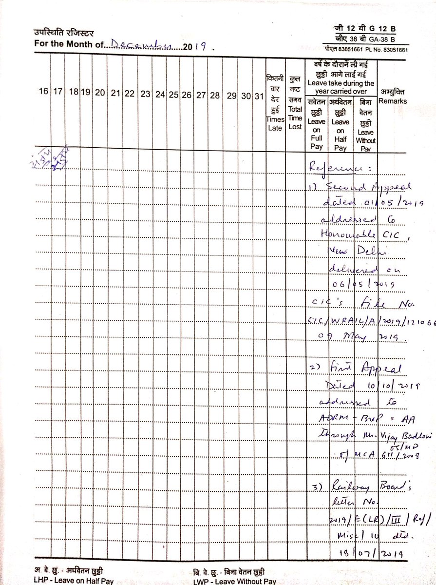 sanjaytirdiya's tweet photo. @PMOIndia @PiyushGoyalOffc @RailMinIndia @WesternRly @Gmwrly @brmsunion @SPBhavnagar
@RPF_INDIA PMO's ID No.420/31/C/2/2016/ES I dt.07/04/16 #MrJPPandey ex @DRM_BVP
When you directed #MrVajpayee ASI of @rpfwrbvp to frame me under #RlyAct did you #ascertain incidence of 2012 ? https://t.co/jWBFa3e7JH