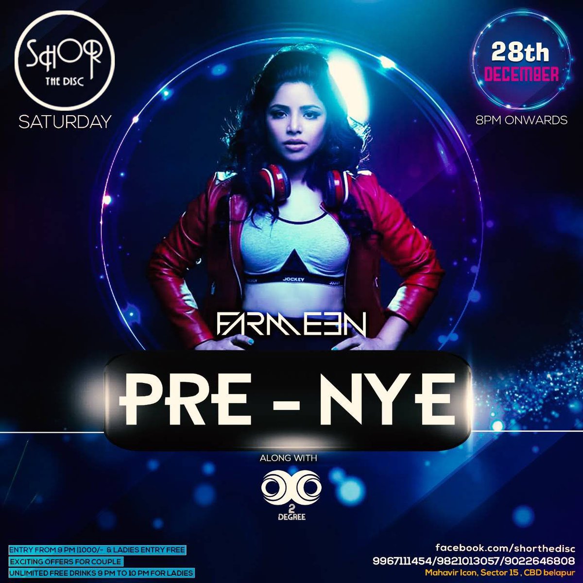 farmeen29's tweet photo. #Djfarmeen #28thDec #PreNYE @SHORthedisc #NaviMumbai 🧚♀️ https://t.co/fZ7wU3aYeJ
