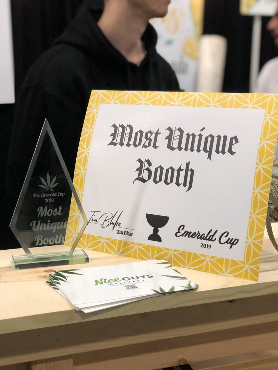 niceguysdeliver's tweet photo. Great things happen when nice people and organizations come together!
🏆 Nice Guys Delivery and Albert Einstones collaborated to win an award at the 2019 @TheEmeraldCup
#cannabis #CannabisCommunity #marincounty #trends #startup #mostunique
https://t.co/jSUQlw7WdR #420life https://t.co/JdCyJhv6FG