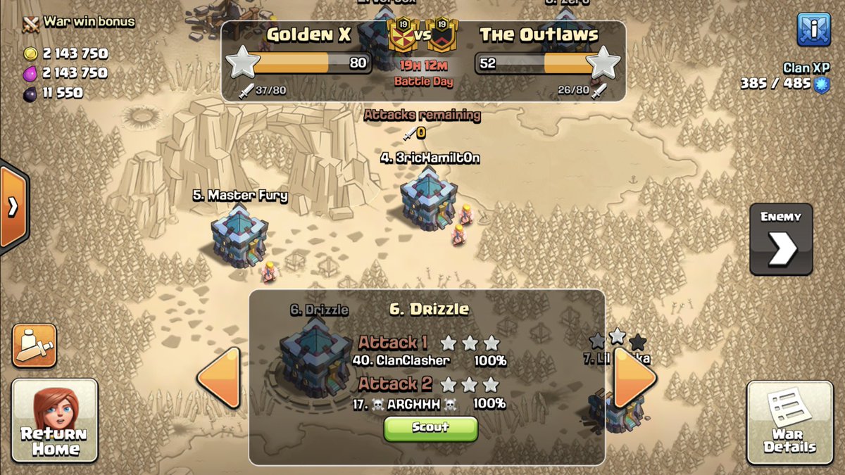 Getting into the holiday spirit with a fresh sixer in GX tonight 🤤 @GoldenRelic_ <a href="/ClashofClans/">Clash of Clans</a> #clashofclans