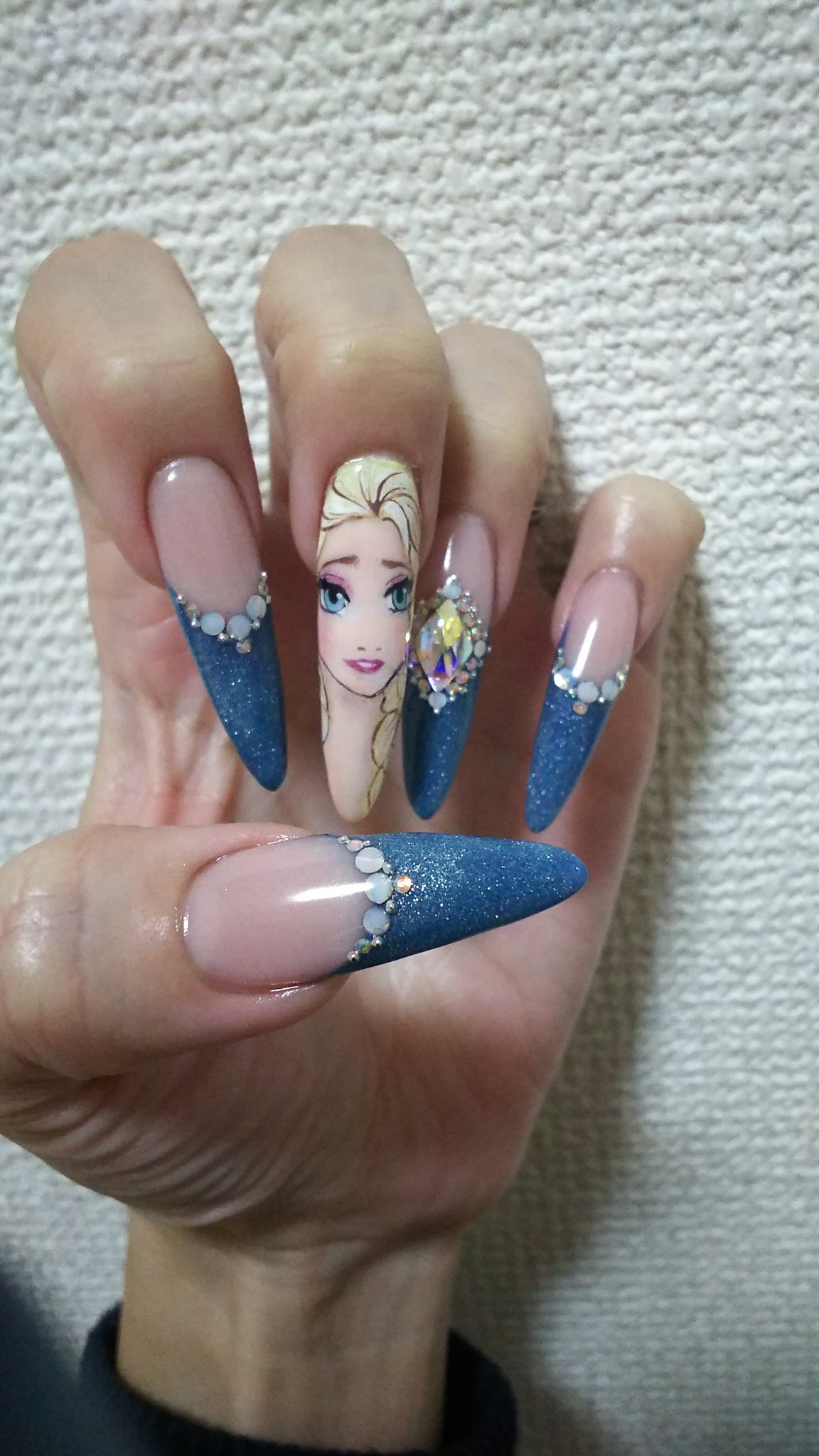 Atelier Papillon Rouge ディズニーネイル ディズニープリンセス アナ雪 エルサ T Co Yxb6vcekjj Twitter