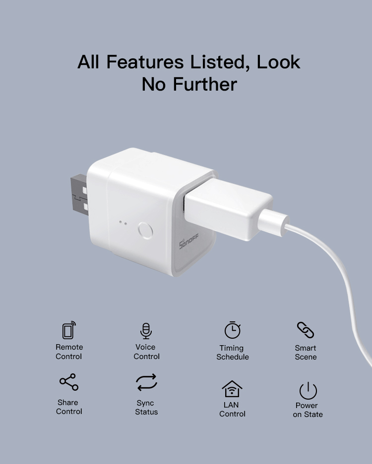 SONOFF 5V USB Smart Adaptor