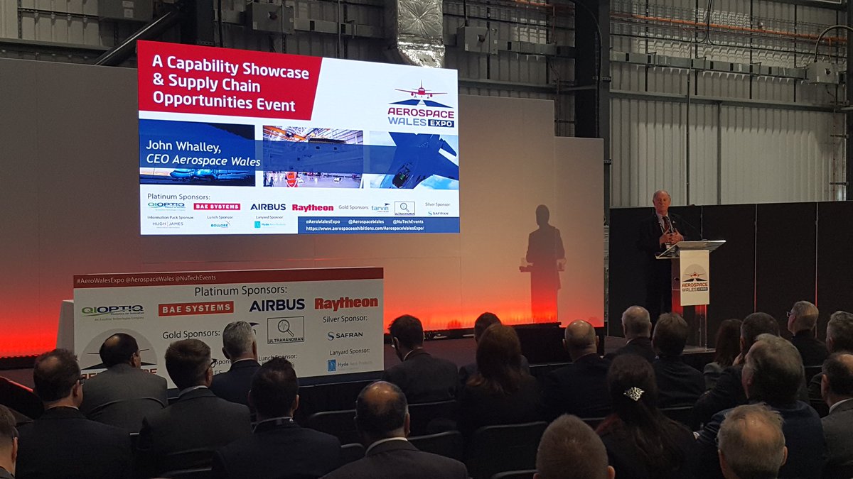 The #AeroWalesExpo is underway, I hope all the 350 delegates have a productive day