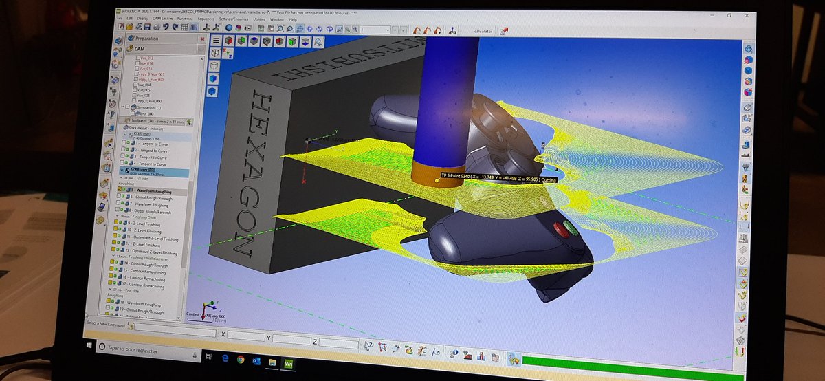 mayet_sa's tweet photo. Ça prends forme ! @worknc #waveform #ebaucheglobale #advancedtoolform #ardennescn @Hexagon_ps - @HexagonMI https://t.co/YeRoEsPriU
