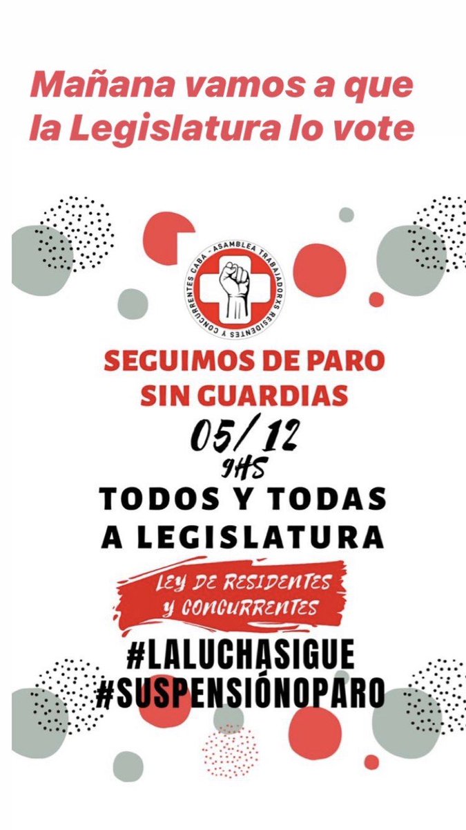 Hoy seguimos 💪🏼 <a href="/C5N/">C5N</a> <a href="/todonoticias/">TN - Todo Noticias</a> <a href="/infobae/">infobae</a> <a href="/pagina12/">Página|12</a> #laluchasigue