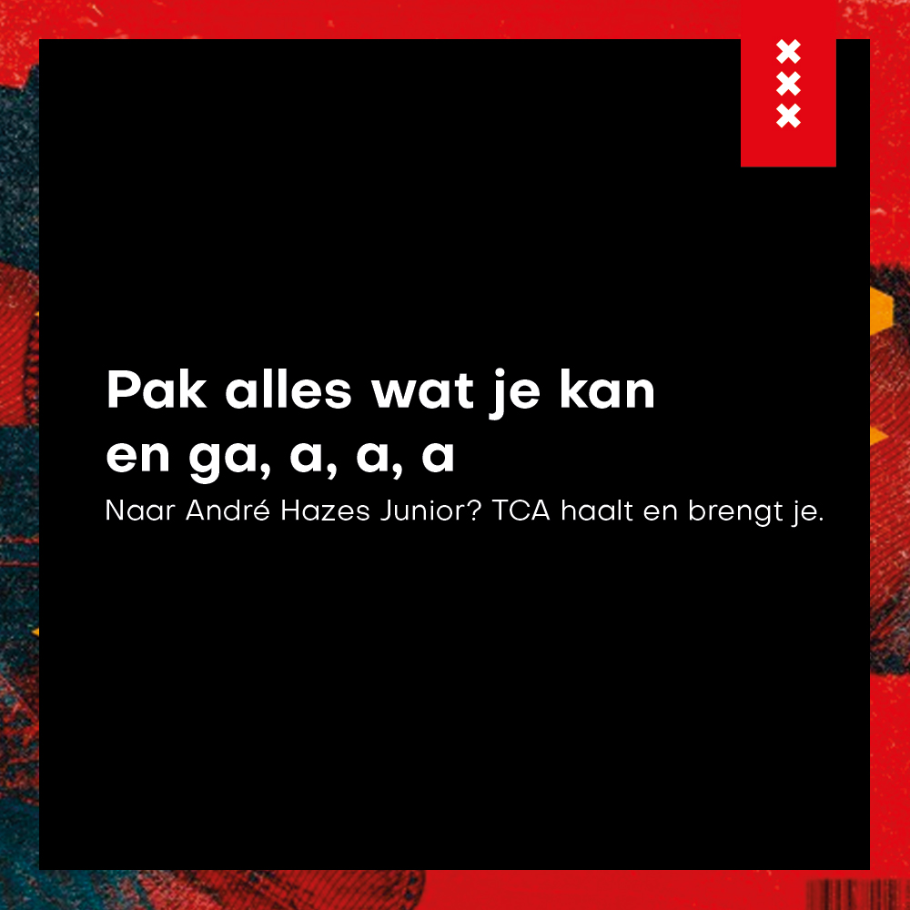 TCA is partner van North Sea Venue. Boek dus nu je rit via onze app naar de Hemkade en zie André Hazes Junior live op 6 december.