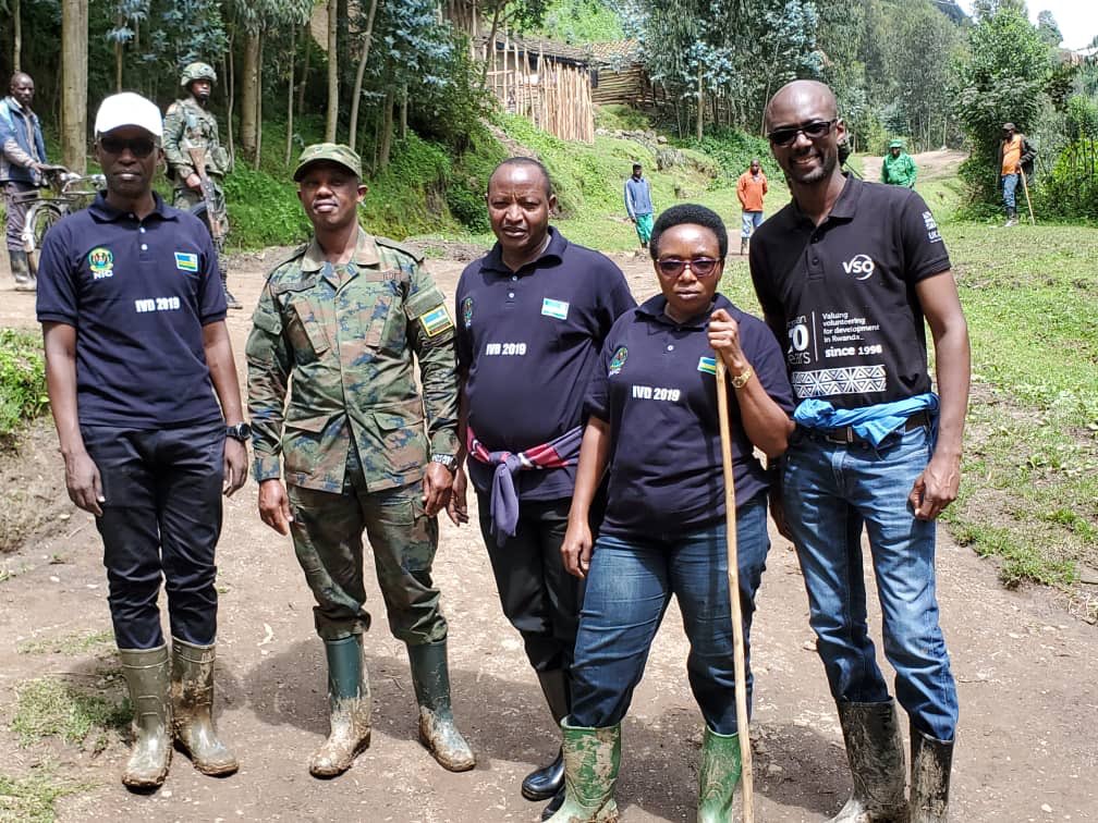 PapaDioufVSO's tweet photo. Earlier today I joined other @VSO_Rwanda volunteers and staff and partners in a special Umuganda activity in Nyabihu, to celebrate International Volunteers Day. The celebrations are currently underway! 

#IVD2019 https://t.co/QRPvYSoF1l