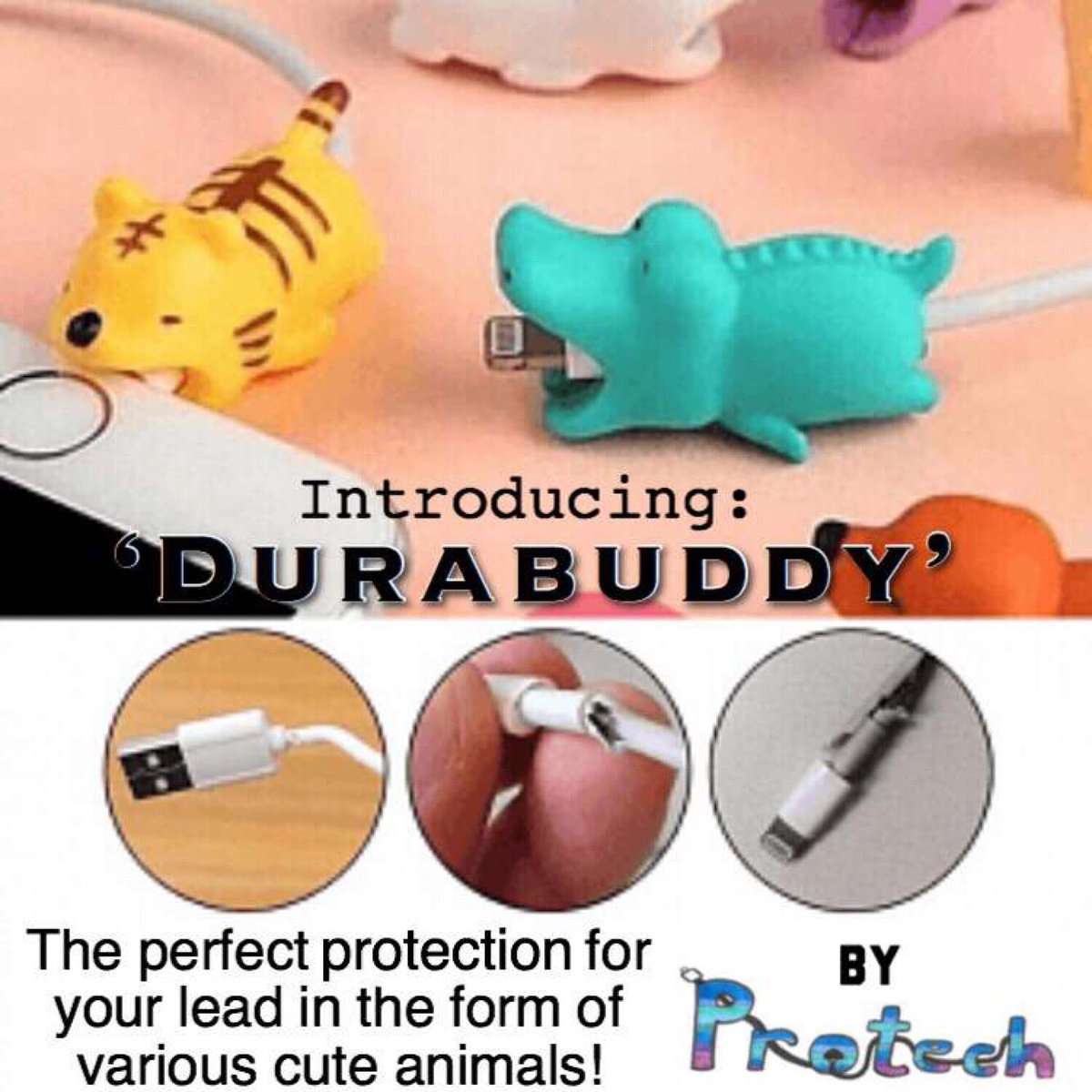 protech_bcs's tweet image. A little explanation on just how our product works🙈 We’ve broken down all the facts for you on just why you should buy🧐 Also included is how to insert your durabuddy onto the lead! Swipe to see☺️ (Dm us for orders on any animal you like🥳)