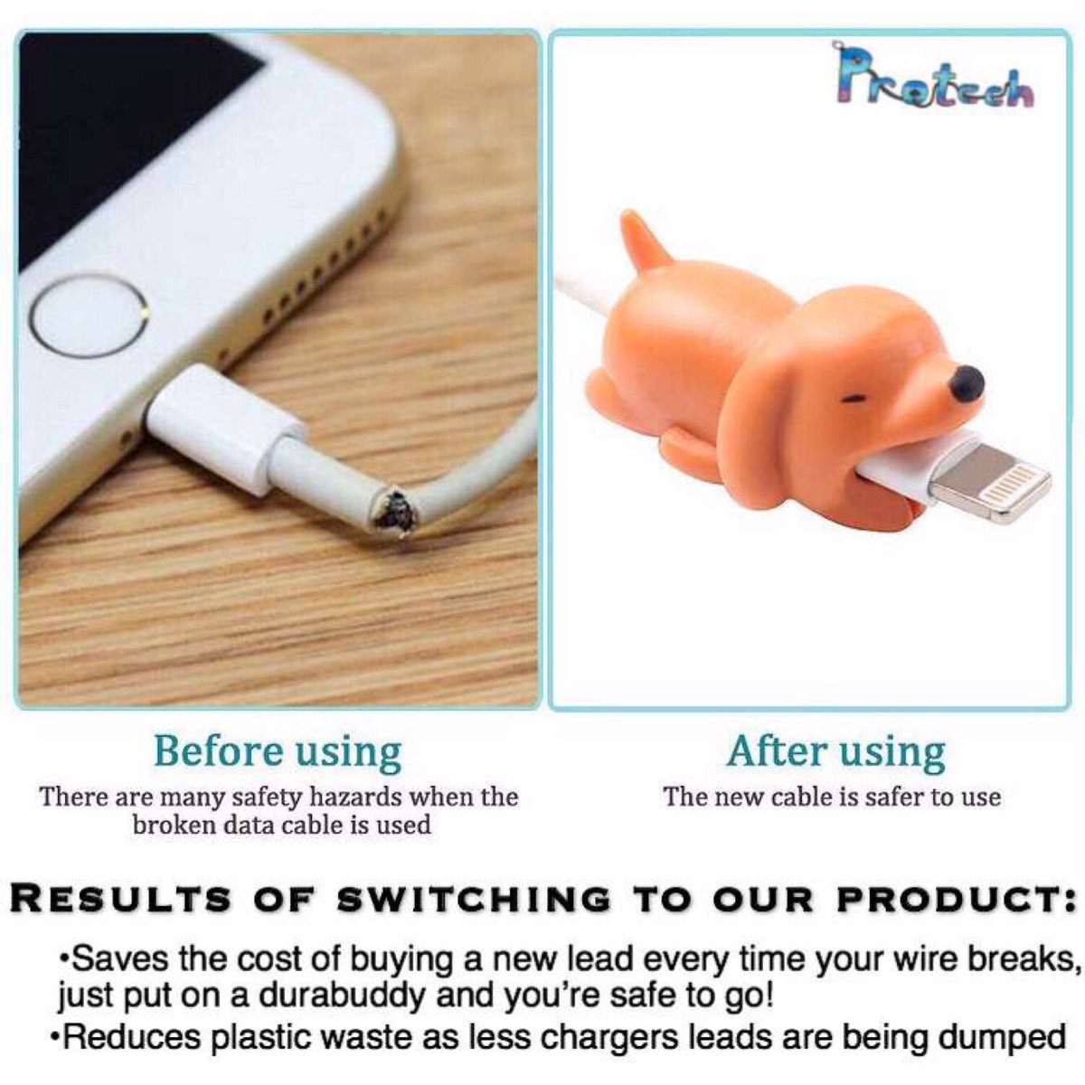 protech_bcs's tweet image. A little explanation on just how our product works🙈 We’ve broken down all the facts for you on just why you should buy🧐 Also included is how to insert your durabuddy onto the lead! Swipe to see☺️ (Dm us for orders on any animal you like🥳)