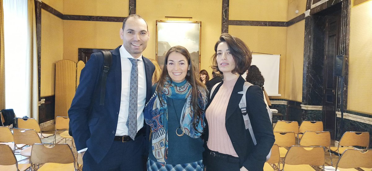 coambaoficial's tweet photo. Jornada #AgendaUrbana y #CambioClimático de la #COP25, con @AndresFerrer83 e Inés Otero, miembros de la Junta Directiva y @PaoJMA, Presidenta de COAMBA, participan en la #Cop25Madrid #Ambientólogos #Ambientólogas #laCOPmásAmbientóloga 
#YoSumoCOAMBA 
#COANCIAM https://t.co/Bcc20qjZ8s