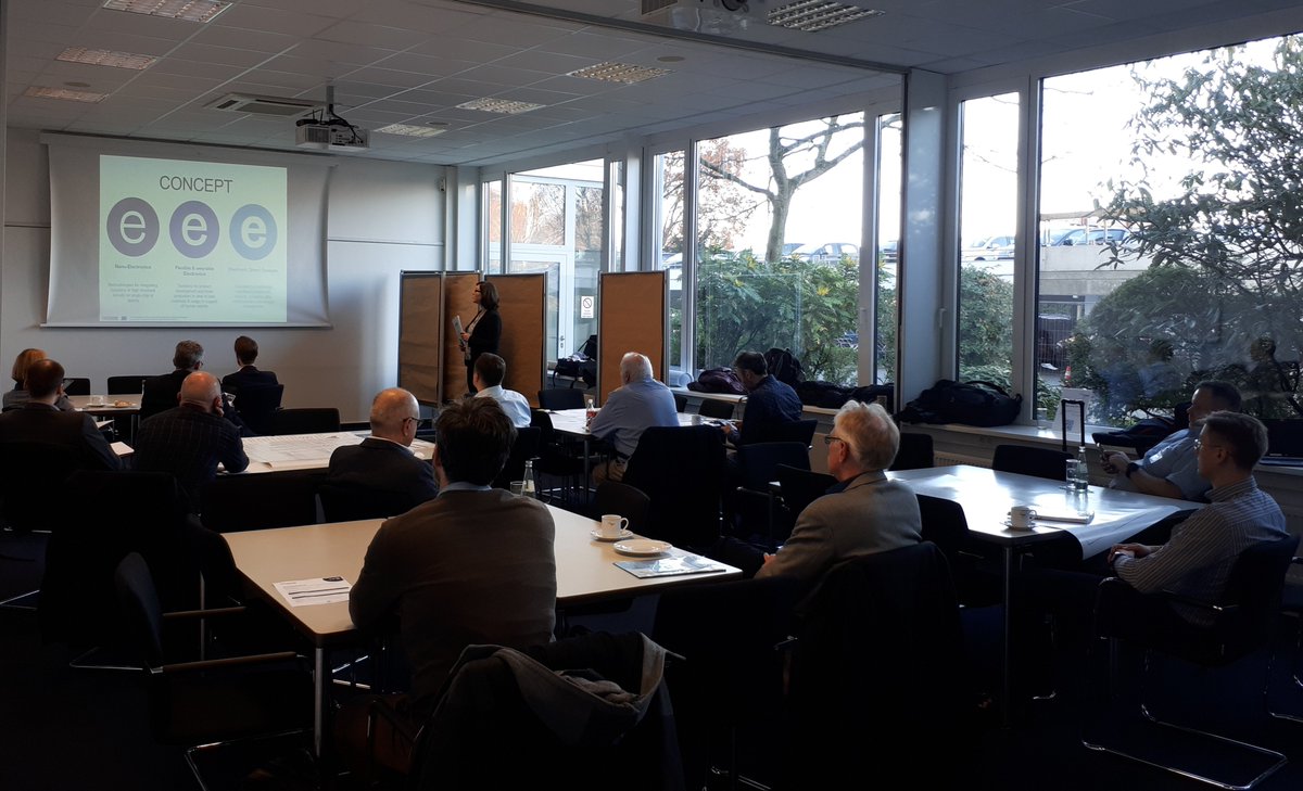 5E_Project's tweet photo. The second #5Eworkshop was held on 2 December in Frankfurt: a good time to identify collaboration opportunities between the 3 electronics areas and to define a joint vision for the European Electronics Industry. Thanks to the participants, @OEAonline @KlausHecker1 for hosting us! https://t.co/le0QNQjhLT