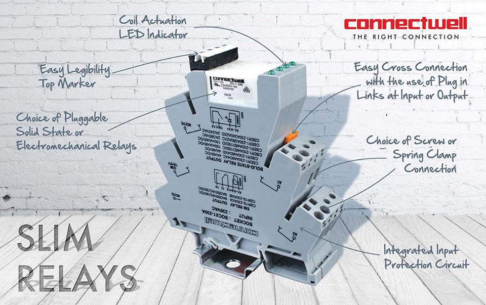 connectwell_ind's tweet image. Connectwell&apos;s #SlimRelays are ideal for any industrial interface applications. Their compact design saves valuable cabinet space. To know more: connectwell.com/global/news/bl…

#InterfaceModules #RelayModule #ChannelRelayBoards #UL_Relay_Boards #ElectromechanicalRelays
#SolidStateRelays