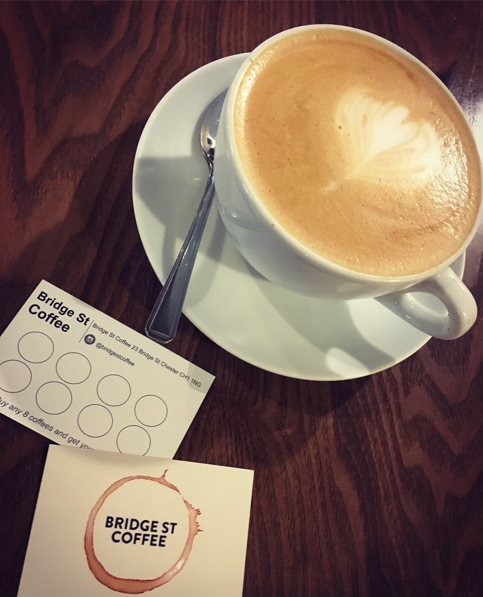 Did you know we have a loyalty card for our delicious coffee? 🙌🏻 Yes we do!!! Buy 8 and get one free ❤️ #Chester #Coffee #VisitingChester #CoffeeHouse #ChesterIndependents #ChesterTweets