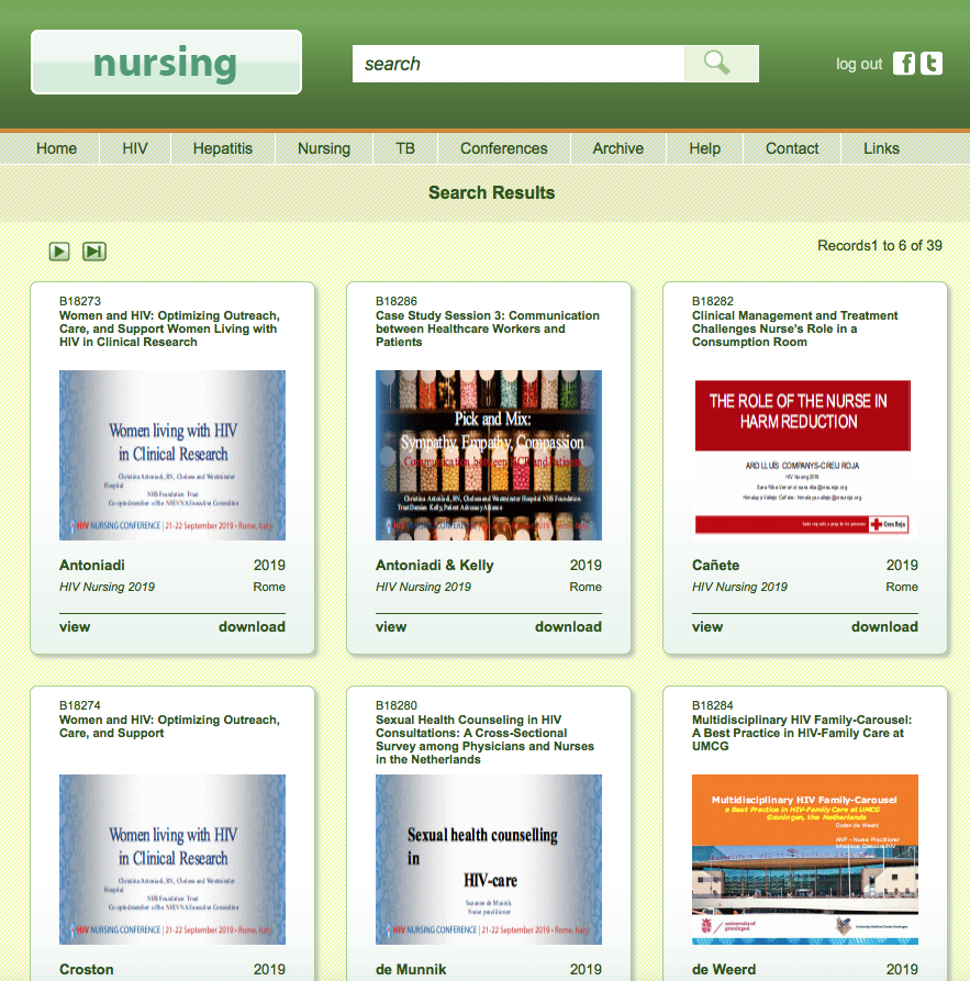 Justrislide's tweet photo. HIV Nursing Slides from Rome conference now online.  Free access on https://t.co/MZA7a9bCpr https://t.co/ZPeoNDAsRm