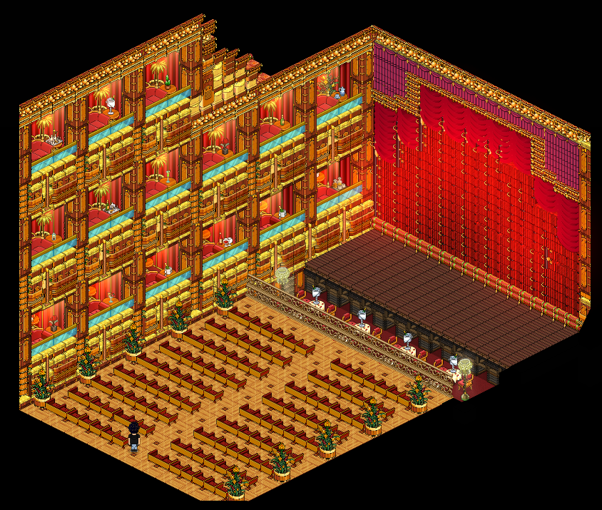 thereupon98's tweet photo. Theatre built on @habbocityfr #habbocity #ADLS @habbo #habboroom #Theatre @BoBBaIta @habboonpw @Habactive_com #ROTW https://t.co/EuJ4k4RZtO