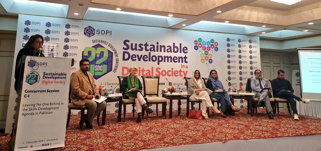SDPIPakistan's tweet photo. Sessions on skills Development, ecofeminism, digital financial inclusion &amp; tobacco control are under discussion at our final day of the Conference #SDC2019 https://t.co/YDRTJSPlUj