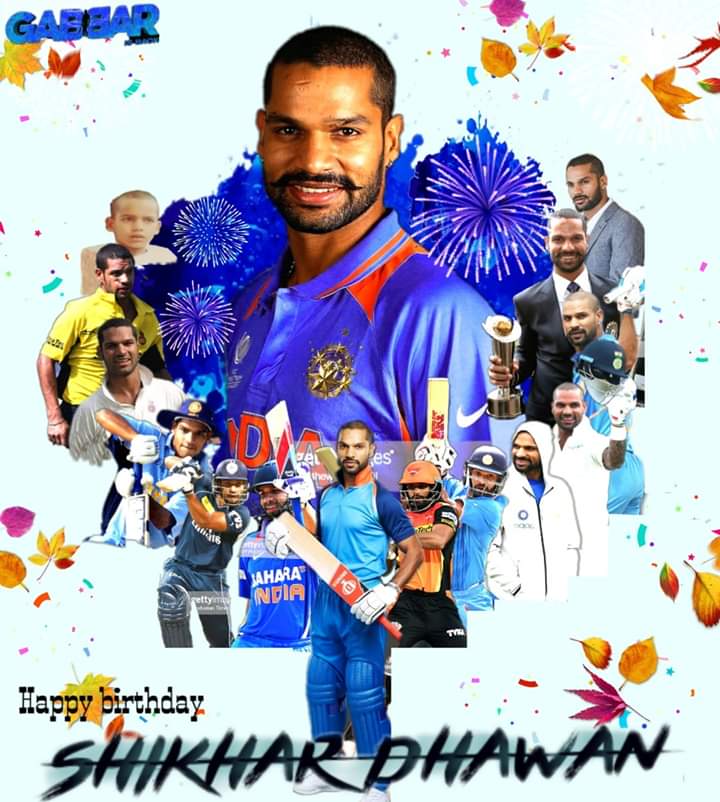 Happy birthday Shikhar dhawan 