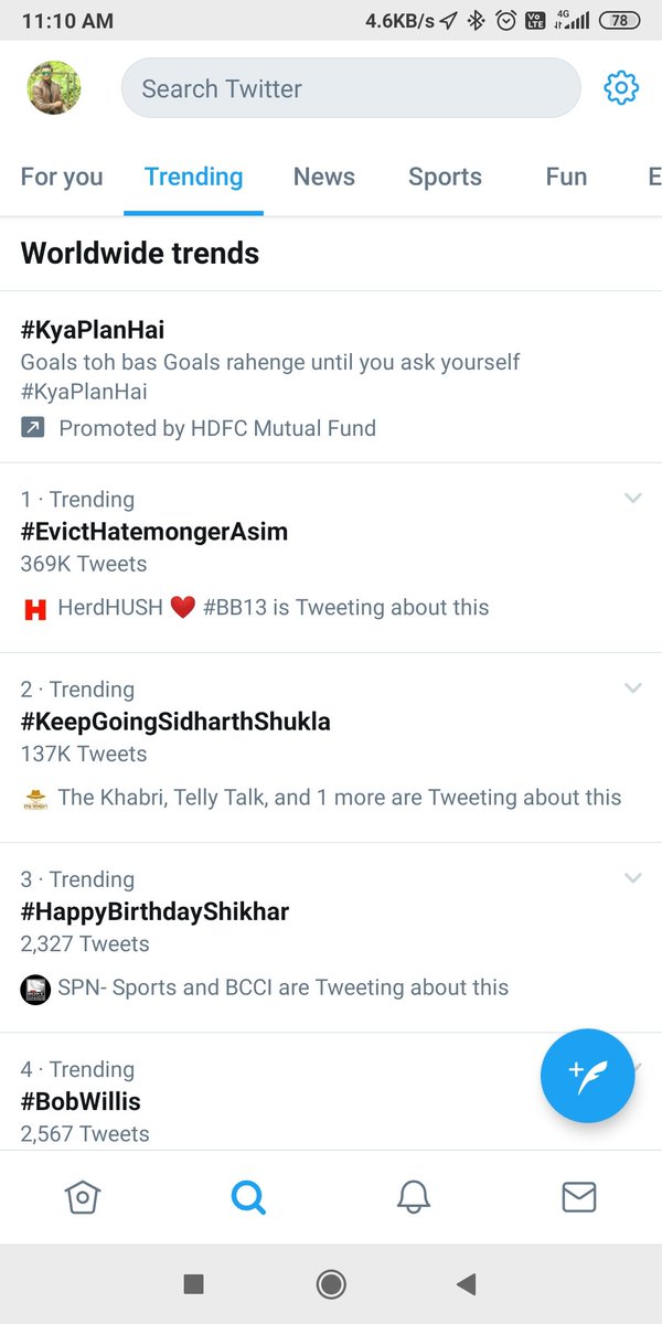 RakeshRamteke26's tweet image. The worldwide trends
No1 &amp;amp; no 2
#EvictHatemongerAsim
#KeepGoingSidShukla