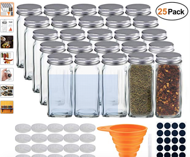 12 Days of Christmas Gift Guide! Vegans &amp; people who love good food always need spices.  And vegans who want to help save the world want bulk spices! amazon.com/STONEKAE-Squar…