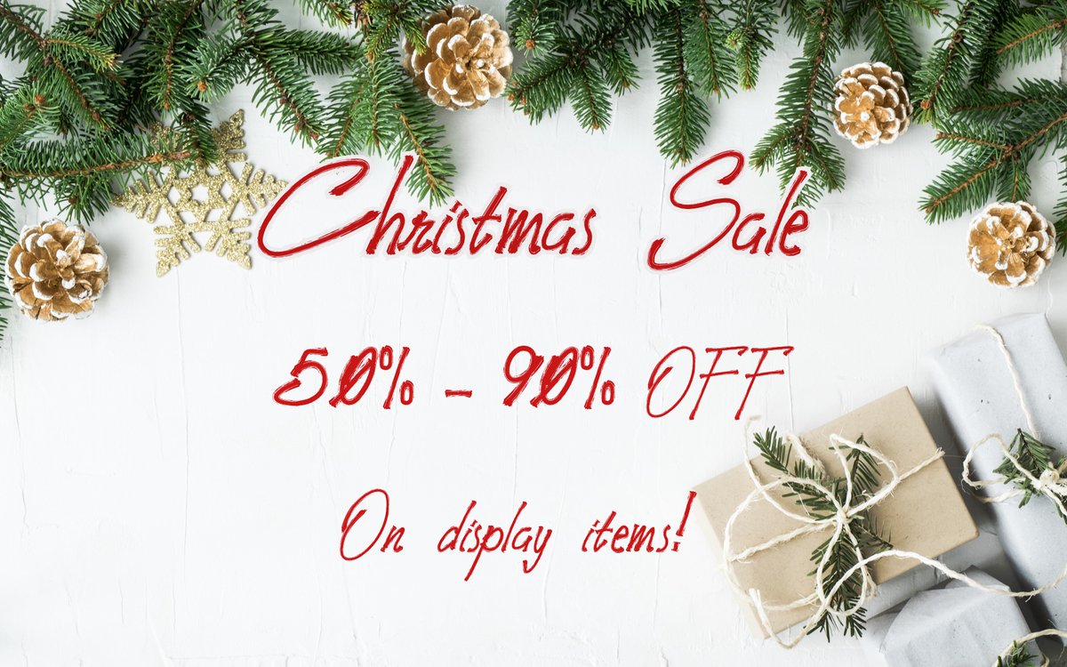 🎄🎄Sale!! Sale!! Sale!! 🎄🎄

✨✨Visit Dtales Showroom today to get 50% - 90% off on all display items! ✨✨

🎄🎄