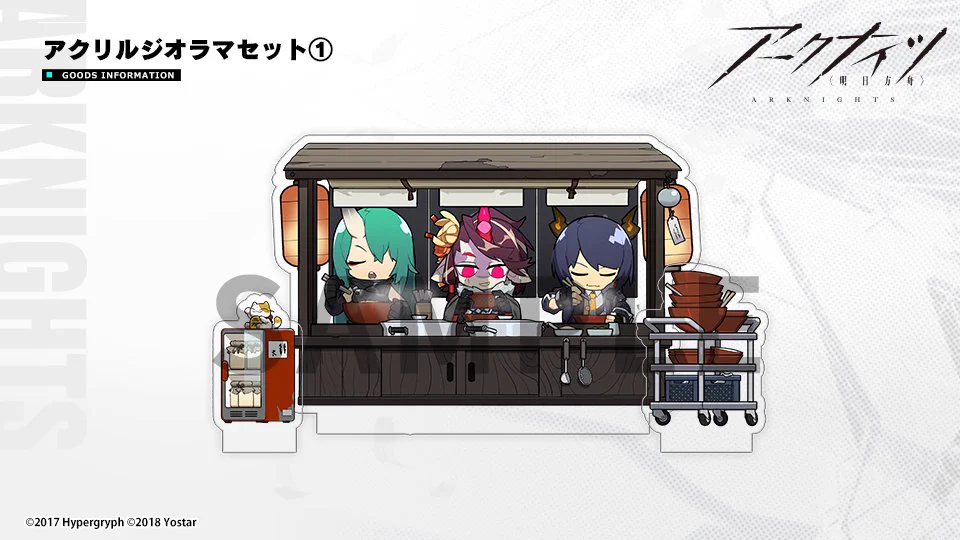 【新品未開封】アークナイツ　C97　アクリルジオラマセット② アークナイツ公式 on X: 