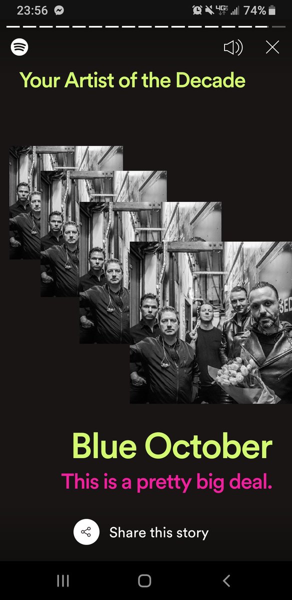 5591blueoctober's tweet photo. It is a big deal!!! Thanks @blueoctober for being a big part of my life! https://t.co/PTyUYOPkvL