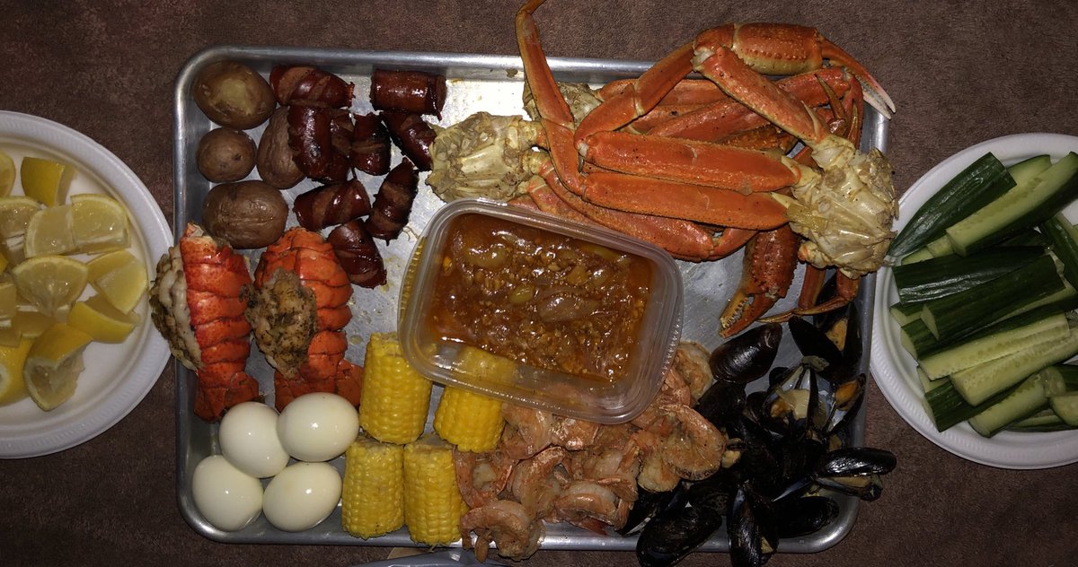 HairCrush2U's tweet photo. #seafoodboil #bloves All Done ❤️ #snowcrab #mussels #eggs #hotlinks #shrimp #corn #potatoes #cajun #sauce 🥳😋😋#seafood #SpotifyWrapped  #TheOvalOnBET  #Karlan #Riverdale #thechallenge34 https://t.co/KAmQs035pY
