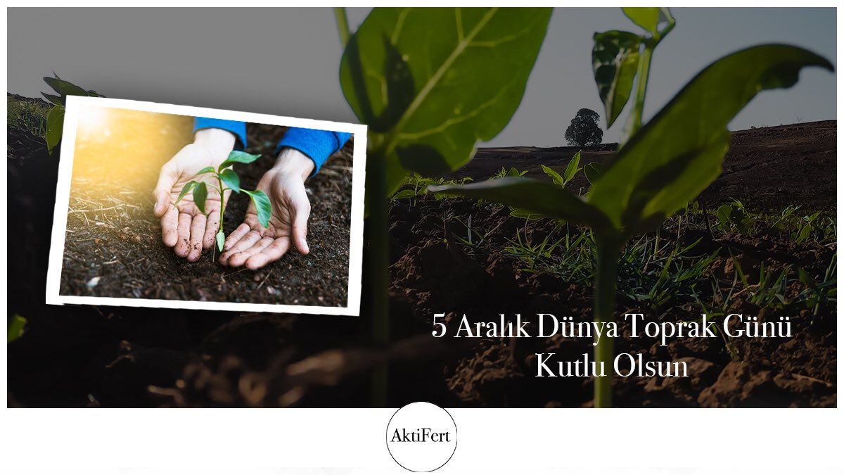 Dünya toprak günümüz kutlu olsun🌱

#5AralıkDünyaToprakGünü