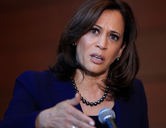 'Though I am deeply saddened by the end of my campaign,' writes California senator Kamala Harris, 'I will continue to represent those who believe in me most: white people who post gifs of black women clapping.'