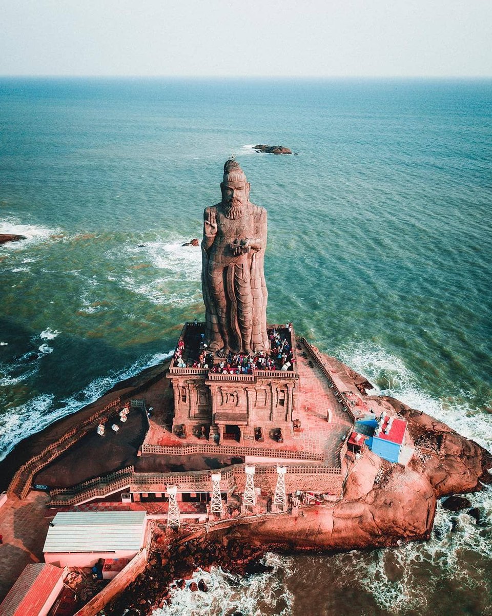 FlynoteHQ's tweet photo. Standing at the tip of our country, this 133 feet statue has stood the ravages of nature for decades now. 
Do you know the name of this iconic statue? Comment below.

Photo by: @danielyubi

 #travelrealindia #experentialtravel #Flynote #FlynoteCommunity https://t.co/4J8Cooqz9k