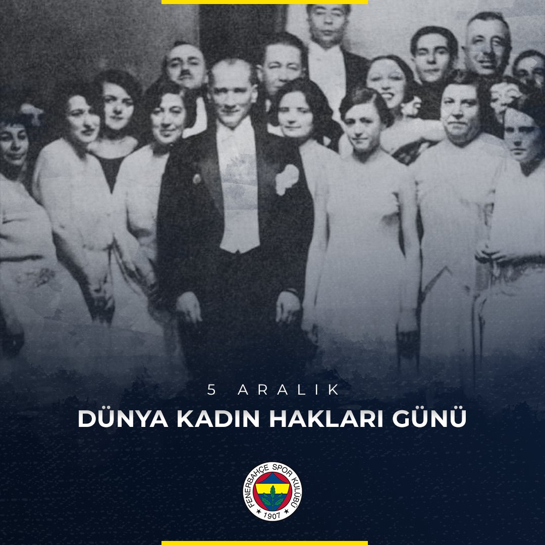 Türk kadınlarına seçme ve seçilme hakkının verilerek tüm dünyaya örnek olmamızın 85. yıl dönümünde Atamızı saygıyla anıyor; kadın haklarına saygı duyulan bir toplumda, eşitlik ve adalet olgularıyla bir arada yaşayabilmeyi diliyoruz.

#5AralıkDünyaKadınHaklarıGünü