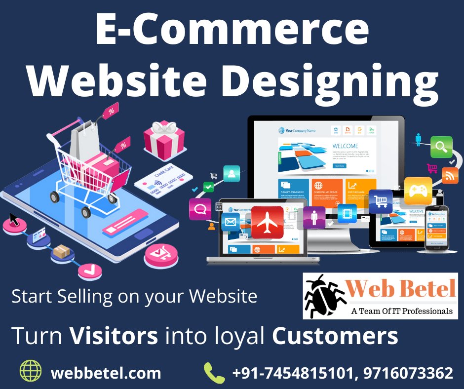 web_betel's tweet photo. #EcommerceWebsiteDesigning
Start Selling On Your Website. Turn Visitors into Loyal Customers.
Contact Us Today: +91-7454815101, 9716073362
For More details Visit Our Website https://t.co/2oWLlMX5YQ
#websitedesign #webbetel #DigitalMarketingServices #webdevelopment https://t.co/Zw46ENqRZc