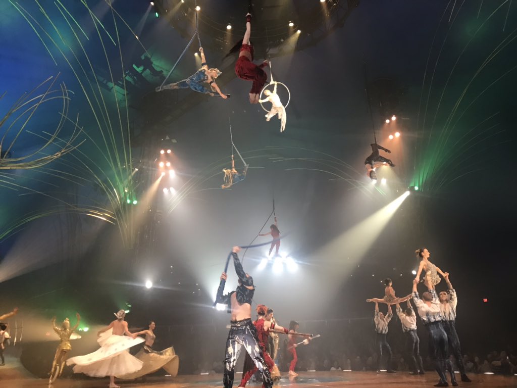 JasonDemant's tweet photo. Loved Cirque du Soleil! Truly amazing what the human body is capable of. Seeing the intensity on the performers faces was very cool. 

Thanks again @RushTix! https://t.co/qL13WuaMst

#CirqueduSoleil #AMALUNA #rushtix https://t.co/Bao67UnbHd