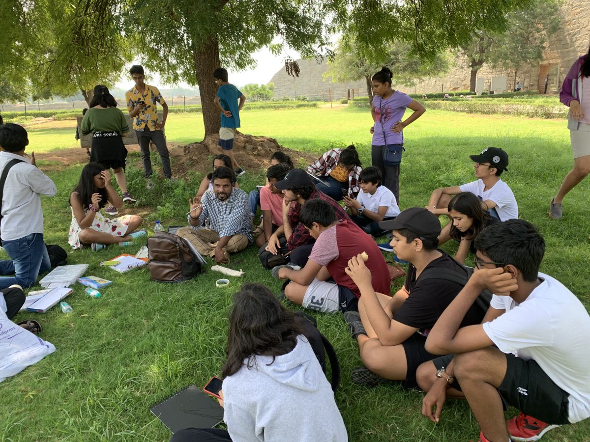 Our visual Art department students visit to #hampi <a href="/iborganization/">International Baccalaureate</a> <a href="/UNESCO/">UNESCO 🏛️ #Education #Sciences #Culture 🇺🇳</a> #BangaloreSchool #TrioWorldAcademy #TRIOSchool