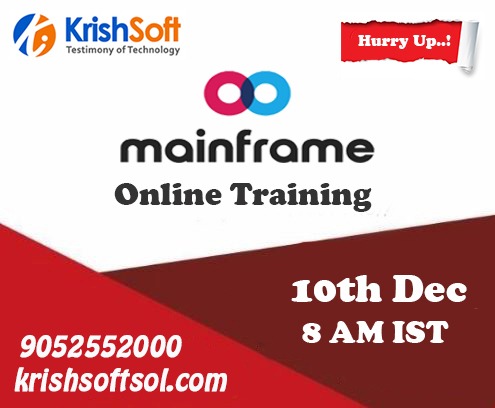 krish_soft_sol's tweet image. Krish software solutions offers MainFrame Online Training to the Students, Professionals and Corporate Employees with the latest and updated Technologies.
#Krishsoftsolutions #Mainframeonlinetraining #onlinetraininginstitute #Jobsupport #Usitrecuriter #Mainframetech #technews