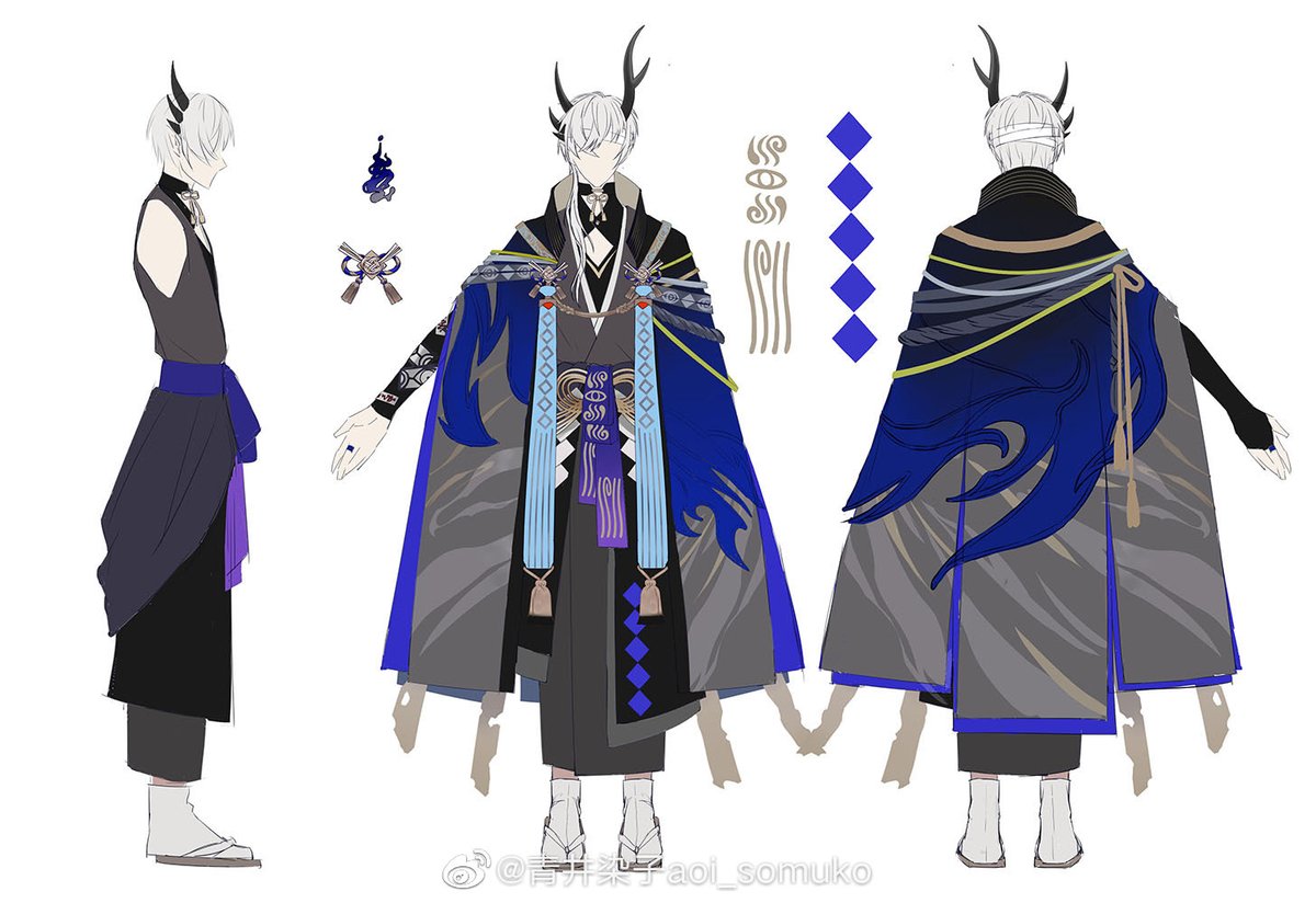 陰陽師式神スキンデザイン #蒼風一目連 #sp一目連 #百繪羅衣