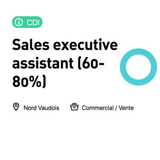 Sales executive assistant (60-80%) Pour plus d'infos sur le job rendez-vous 👉 sur [studhunt.ch]

#Sales #executive #assistant ift.tt/2YgBRsG