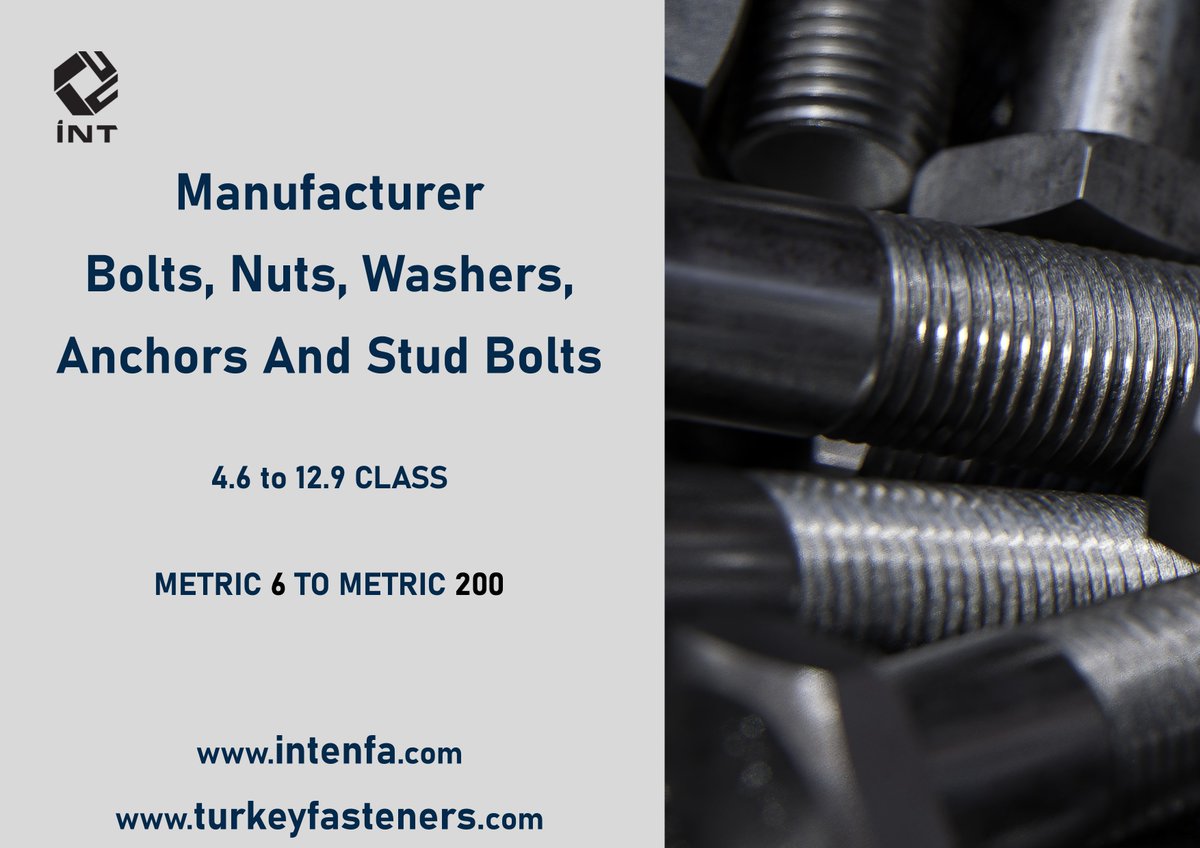 IntenfaL's tweet photo. Manufacturer Bolts Nuts Screws Washers Fasteners in Turkey
Fabricant Boulonnerie Visserie Fixation en Turquie
#fasteners #boltsandnuts #turkeyfasteners #fastenersturkey #boulonnerie #boltsandnuts #DIN933 #EN14399 #screws #EN14399fasteners #ecrou #boulon #DIN931 #DIN934 #DIN7990 https://t.co/uTLc8Jcgf3