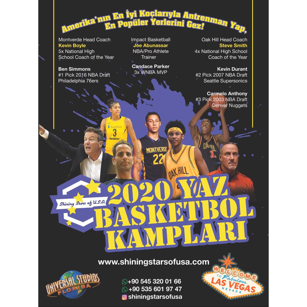 shiningstarsof1's tweet photo. Amerika’nın En İyi Koçlarıyla Antrenman Yap, En Popüler Yerlerini Gez ! #shiningstarsofusa #shiningstarsofbasketball #basketbol #basketbolbursu #basketbolkampı #yazkampı #amerikabasketbol #usacamp #usabasketballcamp #summer2020 https://t.co/R7DJAJPk2p