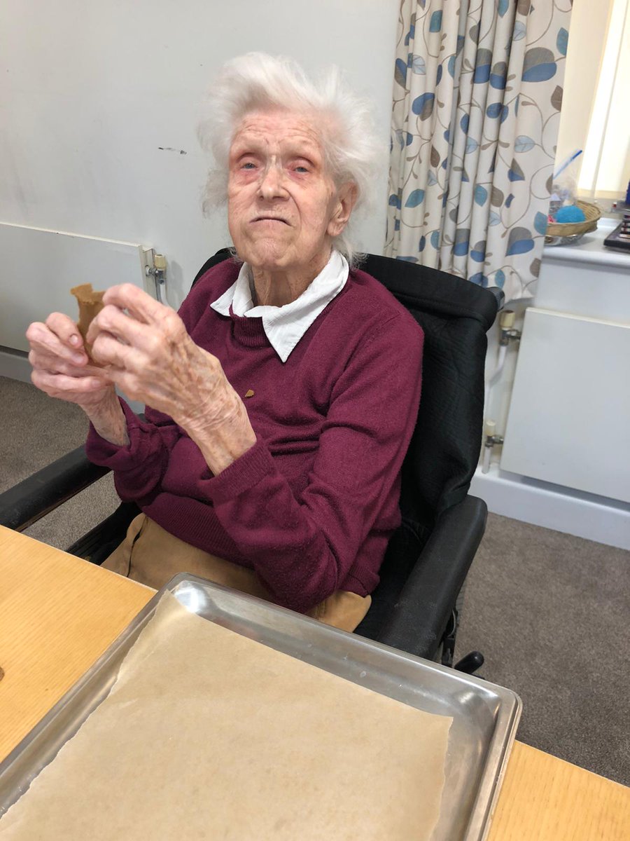 TheFirsCH's tweet photo. A traditional festive ginger bread for our lovely resident who is from Germany #germangingerbread #festive #anchorHanover https://t.co/zwtBuj2ZBu