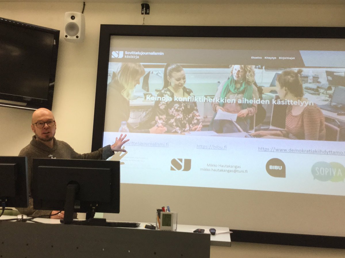 Poliisin some-läsnäolon lähtökohtana on sovinnollisuuden edistäminen. <a href="/MHautakangas/">Mikko Hautakangas</a> visioi meidän porukalle, voisiko sovittelujournalismin periaatteita hyödyntää myös viranomaisen viestinnässä.