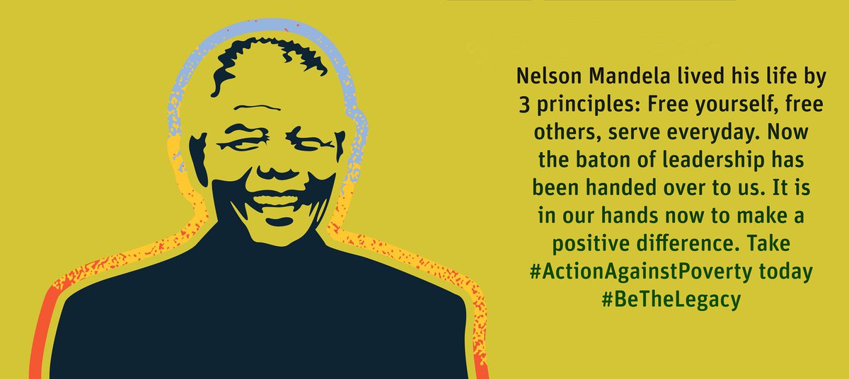 GovernmentZA's tweet photo. Today we remember the global icon #NelsonMandela who passed on 5 December 2013. He lived by 3 principles: Free yourself, free others, serve everyday. #BeTheLegacy every day. Photo cred: @NelsonMandela https://t.co/OkrECzE6MZ