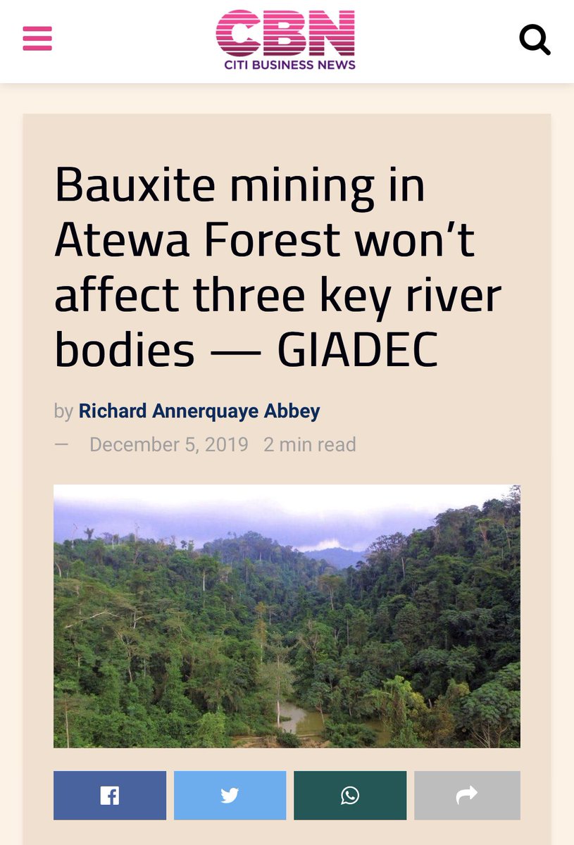 ricword4u's tweet photo. They are hell-bent on destroying the #Atewa forest. #SaveAtewaNow @LeoDiCaprio! @Greenpeace https://t.co/LBhLr6OdhC
