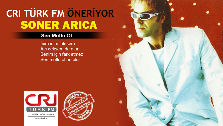 cgtnturkradyo's tweet photo. Cri Türk Fm Öneriyor ! ⬇️
#GününÖnerisi #SonerArıca #SenMutluOl #Cover @SonerArica
İstanbul: 89.4 Ankara: 91.6 İzmir: 103.7
https://t.co/tzPYsmtssE https://t.co/DgIMvqHhmG