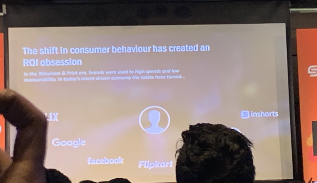 The shift in consumer behaviour has created an ROI obsession #semrushconf2019 says <a href="/ndasgupta/">Neena Dasgupta</a>