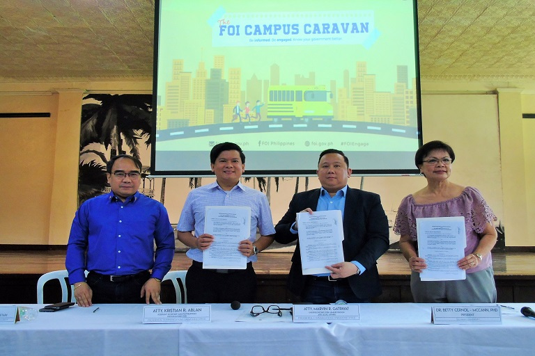 PIA7NegOr's tweet photo. PCOO, SU ink MOU to use FOI as academic tool https://t.co/O2On3RqJDV https://t.co/pvoxsOiKhd